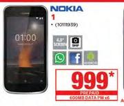 Nokia 1 4.5" Screen