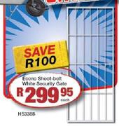 Econo Shoot Bolt White Security Gate