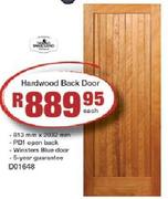 Hardwood Back Door 813x2032mm