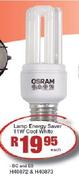 Osram 11W Cool White Lamp Energy Saver(BC Or ES)