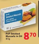 Pnp Smoked Mussels In Oil-85gm
