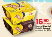 Danone Ultra Mel Delight Dessert-4X125gm 