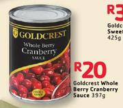 Goldcrest Whole Berry Cranberry Sauce-397gm