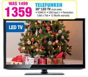 Telefunken 20" LED TV TLED-20HD