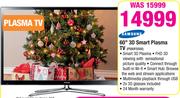 Samsung 60" 3D Smart Plasma TV PS60F5500