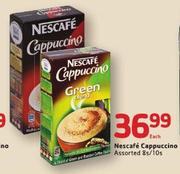 Nescafe Cappuccino - 8's/10's Each