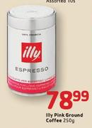 Illy Pink Ground Coffee - 250gm