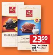 Frey Chocolate Slab-100gm Each