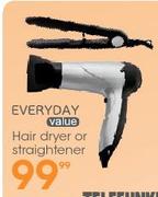 Everyday Value Hair Dryer Or Straightener