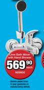Lime Bath Mixer With Hand Shower