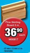 Pine Skirting Board-3m