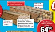 SA Pine Treated Timber Rafters