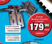 2 Lever Mortice Chrome Lockset H06678-Each