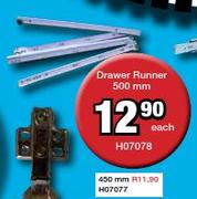 Drawer Runner H07077-500mm