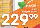 Dynamic 3-Bar Halogen Heater