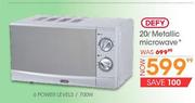 Defy 20ltr Metallic Microwave