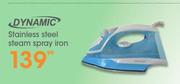 Dynamic Stainless Steel Steam Spray Iron