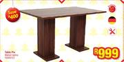 Table Pia Walnut Replica F0000153