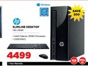 HP Slimline Desktop CEL-J3060