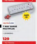ULTRA-LINK 7 Way Surge Multiplug 