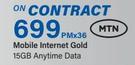 HP Pavilion 15 Intel Core i7 Laptop-On Mobile Internet Gold 15GB Anytime Data