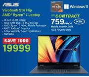 Asus Vivobook S14 Flip AMD Ryzen i7 Laptop