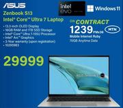 Asus ZenBook S13 Intel Core Ultra i7 Laptop