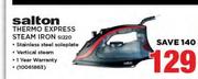 Salton Thermo Express Steam Iron S1220