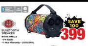 RA Bluetooth Speaker BIGGIE SMALLS