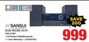 Sansui DVD Micro HiFi SMD-210BT
