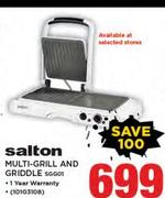 Salton Multi Grill & Griddle 