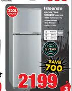 Hisense 220Ltr Fridge/Top Freezer H220TME