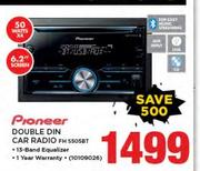 Pioneer Double Din Car Radio FH S505BT