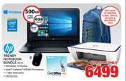 HP 15.6" Trendy Notebook Bundle HP I5