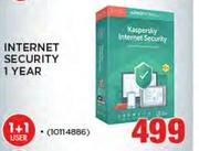 Kaspersky Internet Security 1 year For 1+1 User