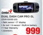 Genius Dual Dash CAM Pro GL CDVR-500SD(G1)