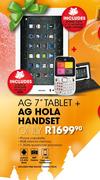 AG 7" Tablet + AG Hola Handset