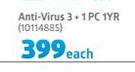 Kaspersky Anti-Virus 3 + 1 PC 1 YR-Each