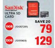 Sandisk 32GB Ultra SD Card