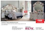 Caesar 2 Piece Bedroom Suite