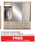 Paradise 3 Door Robe