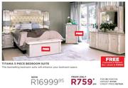 Titania 5 Piece Bedroom Suite