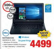 Dell Notebook Inspiron 15-3552