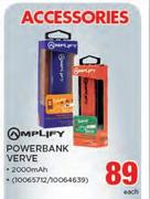Amplify Powerbank Verve 2000mAh-Each