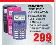 Casio Scientific Calculator FX-82ZAPLUS-BK-Each