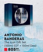 Antonio Banderas The Icon Gift Set (100ml EDT + 150ml Deo)-Each