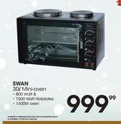 Swan 30Ltr Mini Oven