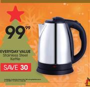 Everyday Value Stainless Steel Kettle