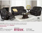 Viali Avatar 3 Piece 3 Action Reclining Lounge Suite
