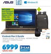 Asus Vivobook Max i3 Bundle